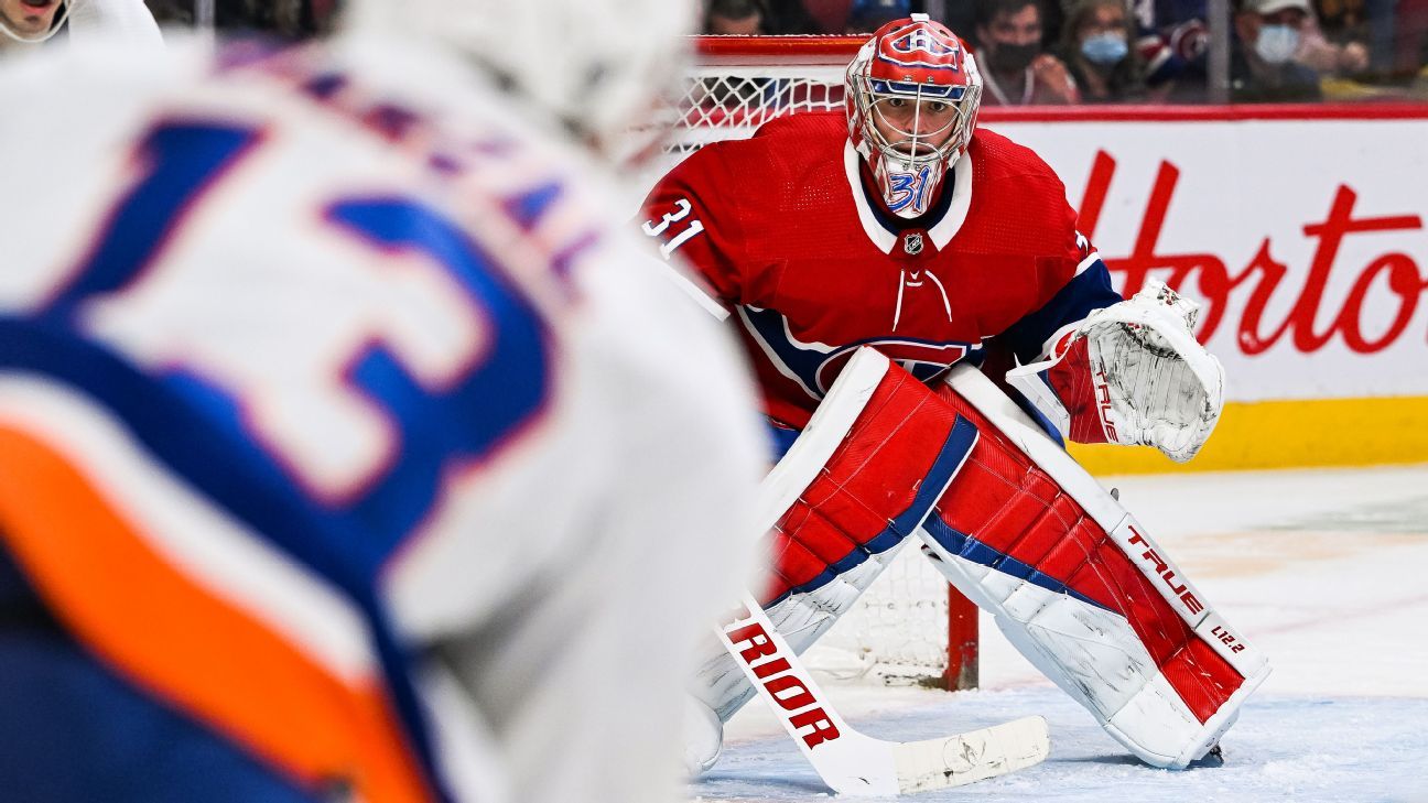 Despite loss, Montreal Canadiens goaltender Carey Price has 'heartwarming'  return to ice - ESPN