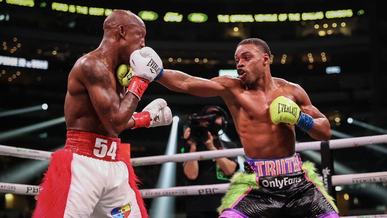 Errol Spence Jr. stops Yordenis Ugas in 10th to unify titles, calls for Terence ..