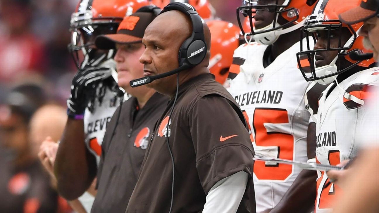 Cleveland Browns say they 'welcomed' NFL inquiry into tanking claims made  by former coach Hue Jackson - ESPN