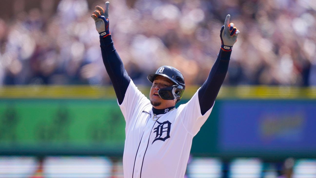 Detroit Tigers-slugger Miguel Cabrera wordt zevende MLB-speler met 3.000 overwinningen en 500 homeruns