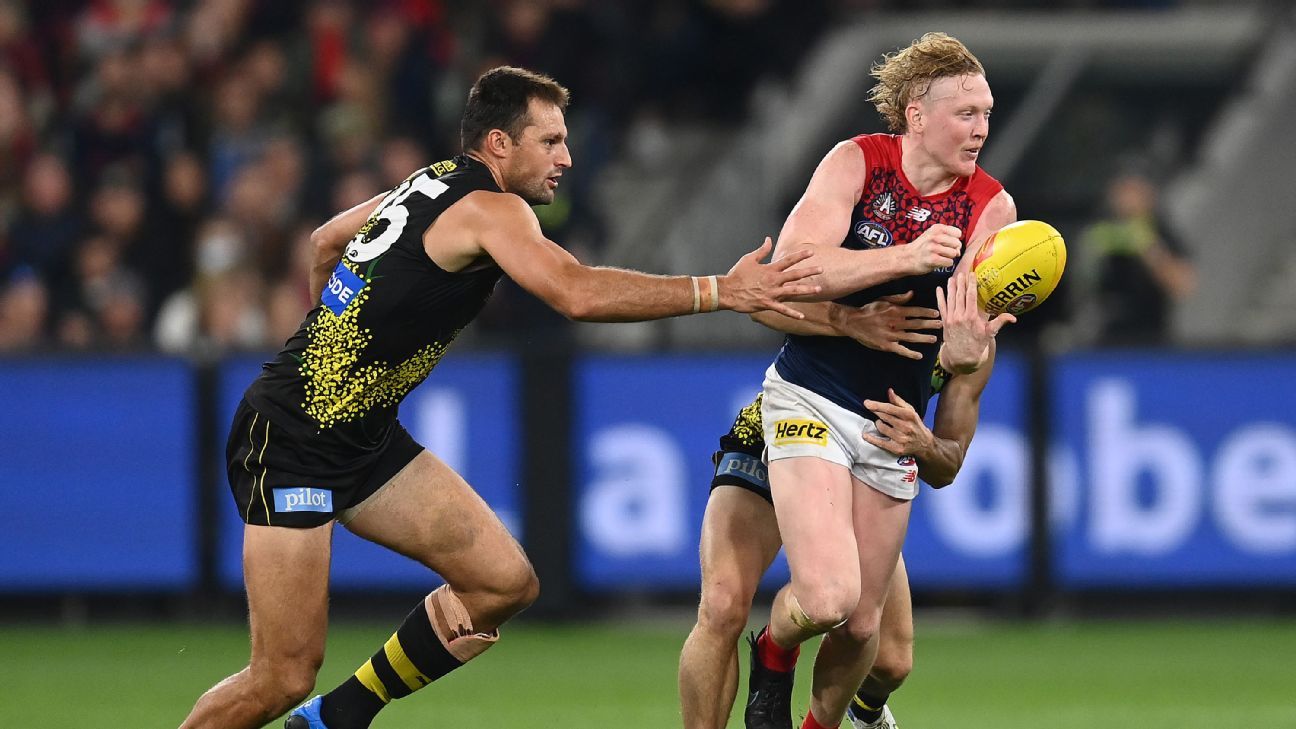 AFL Round 6 Wayward Melbourne Demons Overcome Richmond In AFL