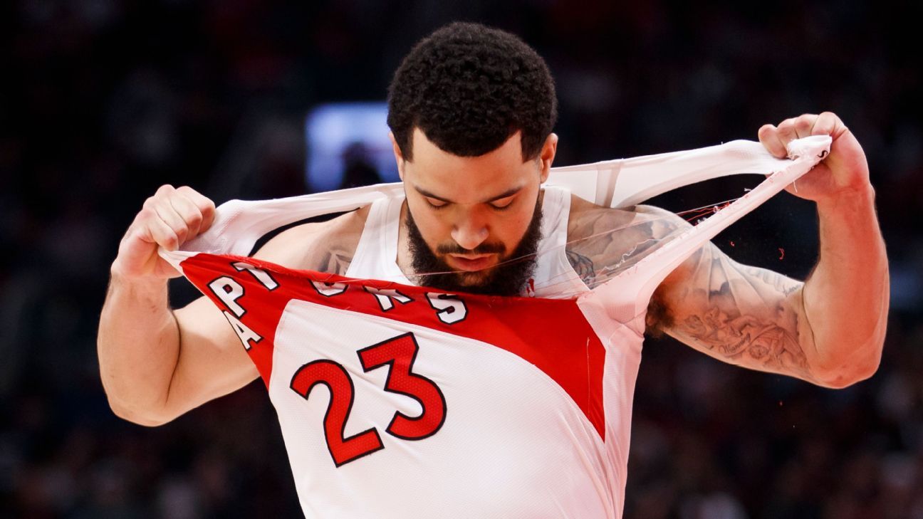 Toronto Raptors' Fred VanVleet out for Game 5 with strained hip flexor; unsure o..