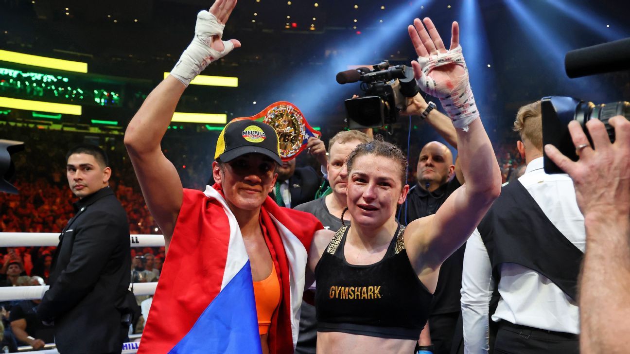 Katie Taylor and Amanda Serrano made boxing history by perfectly living up to th..