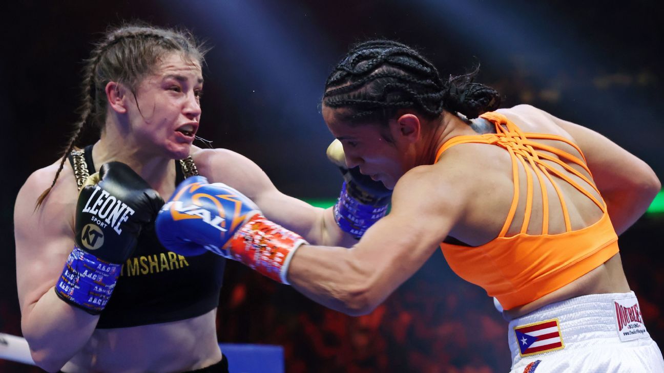 Katie Taylor retains titles, Oscar Valdez takes on Shakur Stevenson -- live resu..