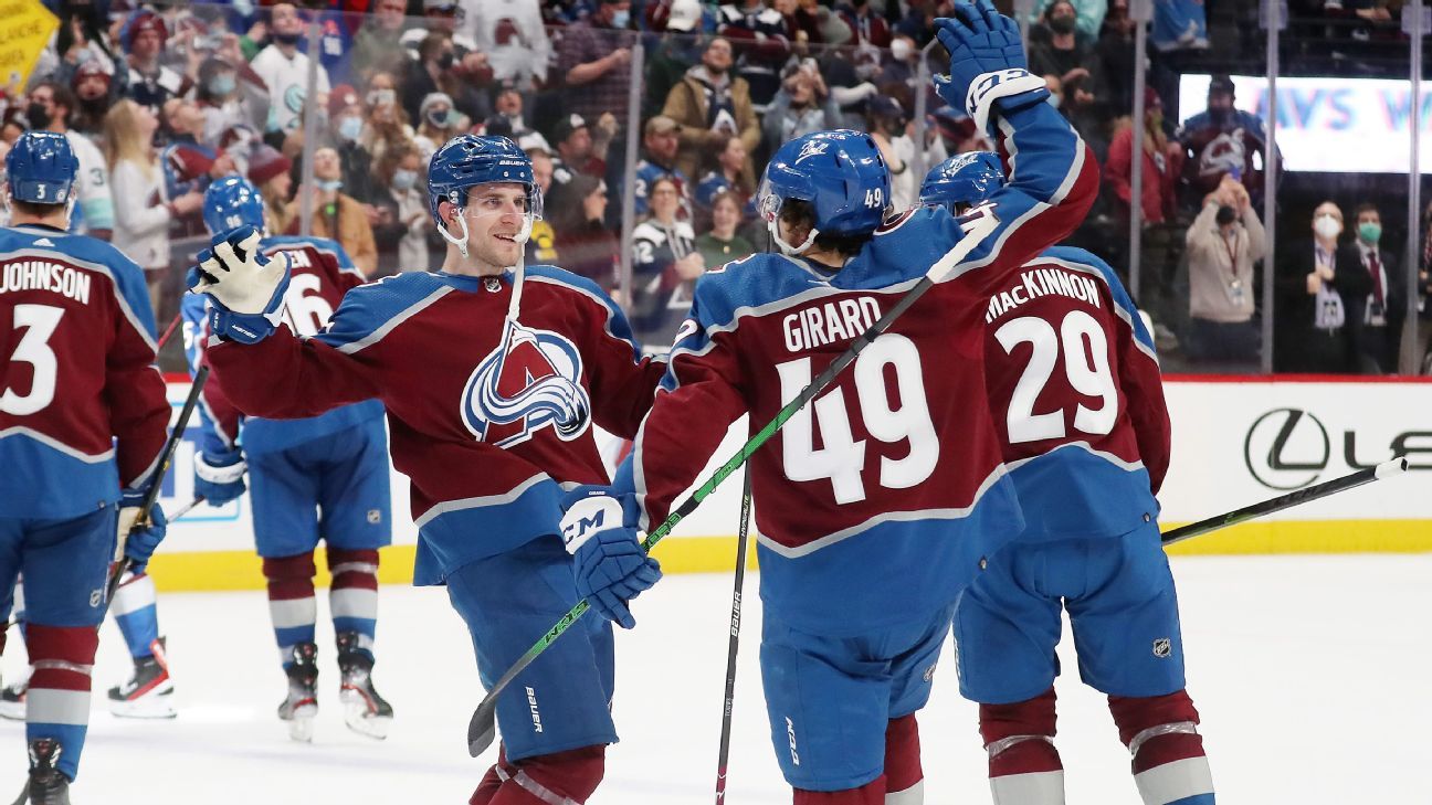 NHL playoff bracket 2022: Avalanche vs. Lightning Stanley Cup Final  schedule, results, TV times, scores 