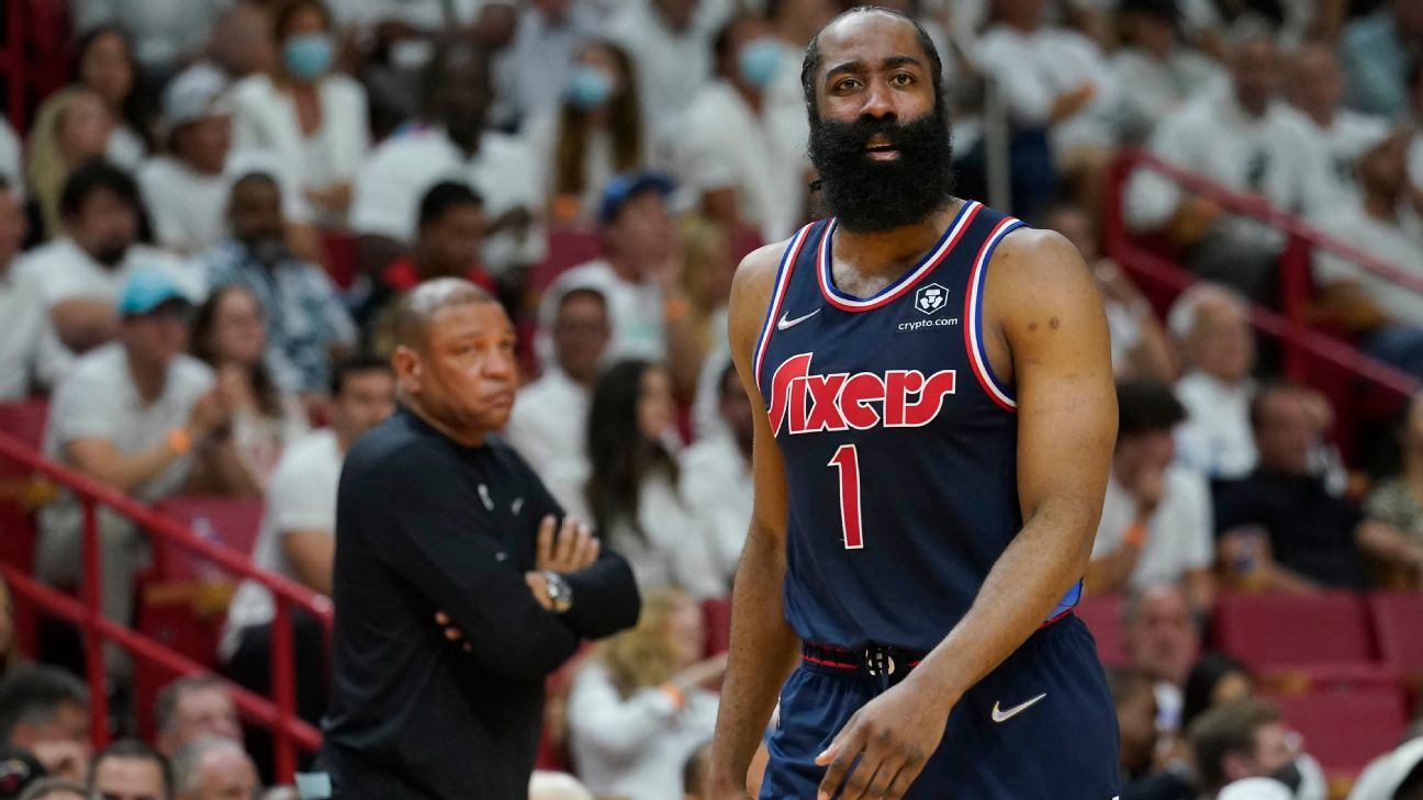 The Sixers need James Harden to carry them, but can he? thumbnail