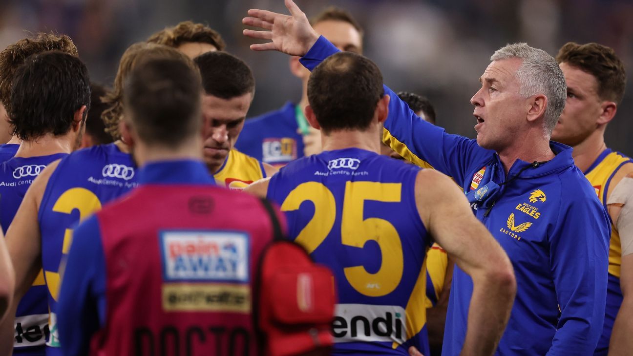 AFL West Coast Eagles coach Adam Simpson rules out North Melbourne gig ESPN