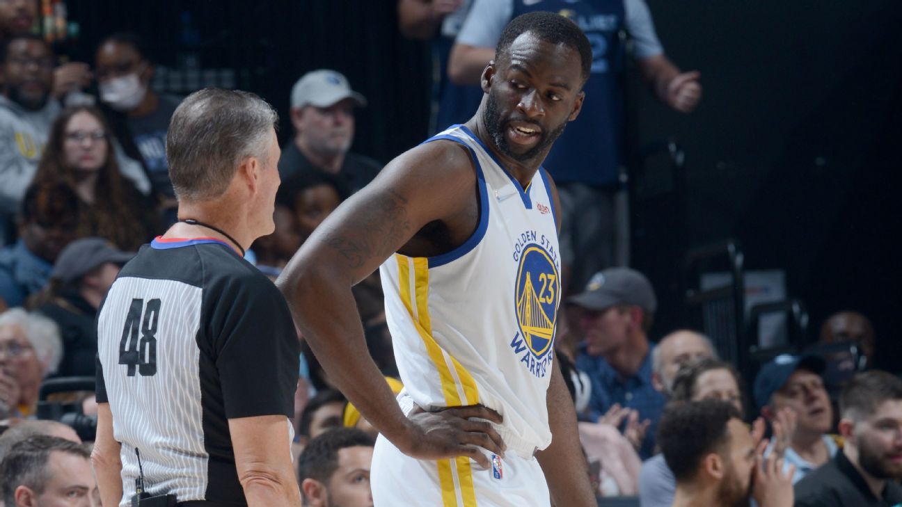 Golden State Warriors’ Draymond Green fined $25K for flipping off Memphis Grizzlies fans in Game 2 – ESPN