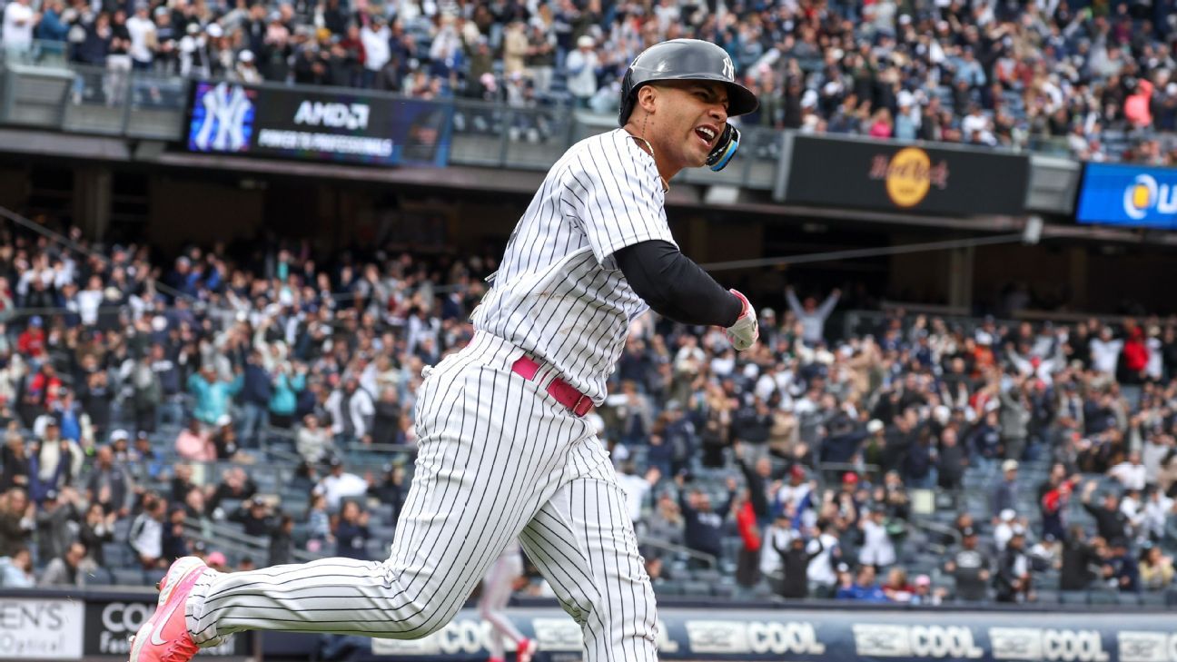 Chris Woodward jabs at Gleyber Torres' walk-off HR, calls Yankee Stadium 'a litt..