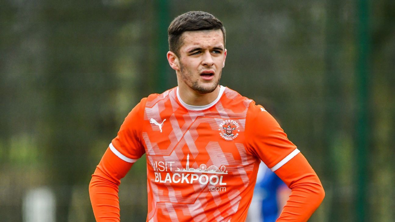 Blackpool's Jake Daniels becomes UK's first active openly gay male footballer in..