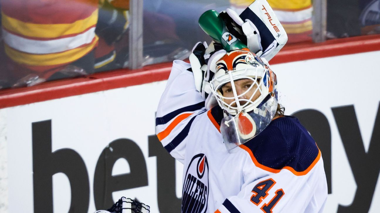 NHL playoffs: Flames set NHL record in wild 9-6 win vs. Oilers