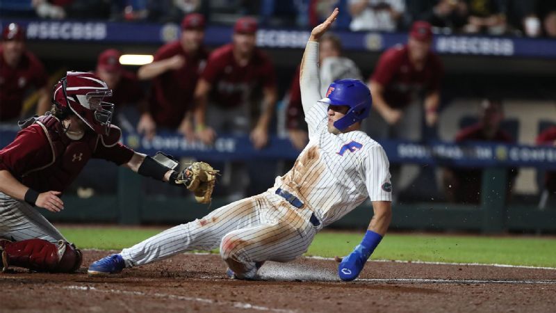 HOOVER, AL - MAY 24: Florida Gators infielder Josh Rivera (24