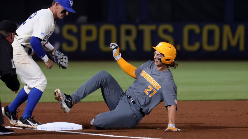 Chase Dollander Shines, Walsh Saves His Way Into the Record Books as  Tennessee Vols Baseball Advance to SEC Tournament Semifinals - Sports  Illustrated Tennessee Volunteers News, Analysis and More