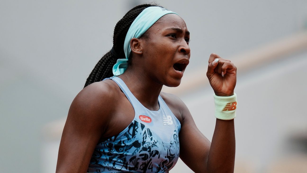 Coco Gauff's run at French Open continues into quarterfinals with win over Elise..