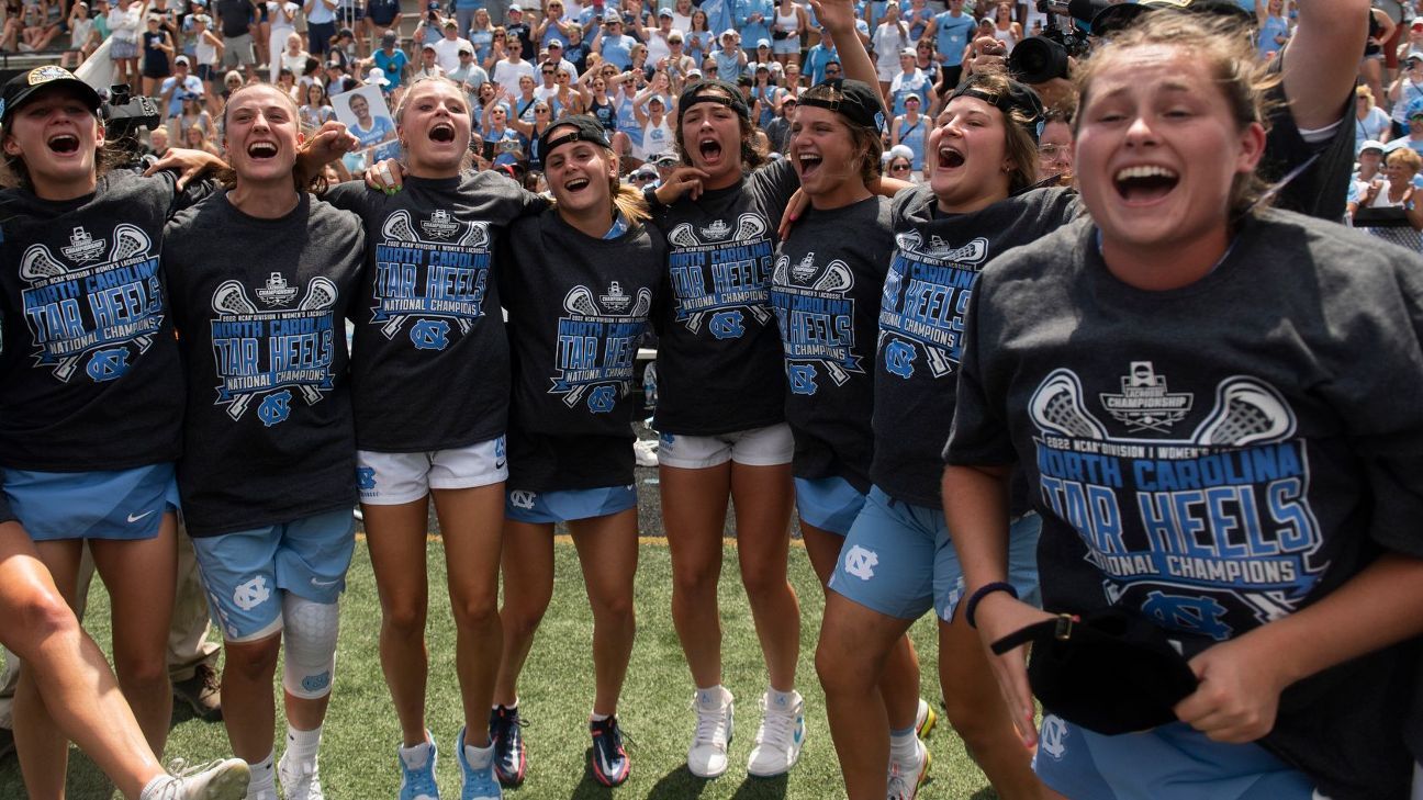 Unbeaten UNC wins NCAA women’s lacrosse title