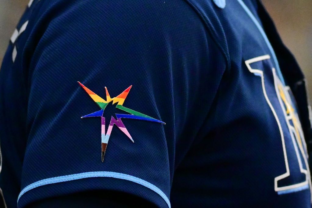 AP PHOTOS: MLB teams celebrate LGBTQ+ community with ballpark Pride Nights