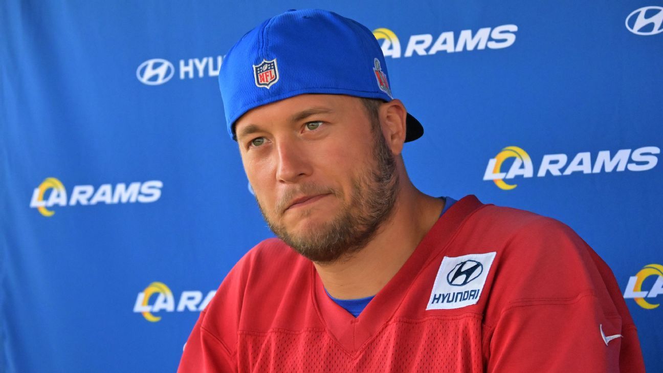Matthew Stafford, healthy or not, is keeping the Los Angeles Rams