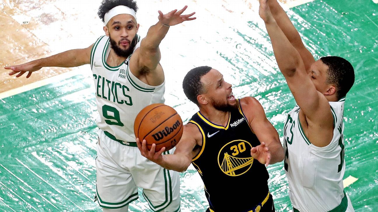 Marcus Smart vs. Stephen Curry adds to list of defining matchups for Defensive  Players of the Year in NBA Finals