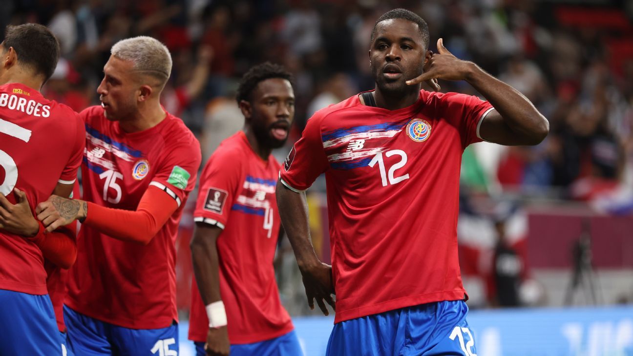 Costa Rica vence a Nova Zelândia e garante última vaga para a Copa do