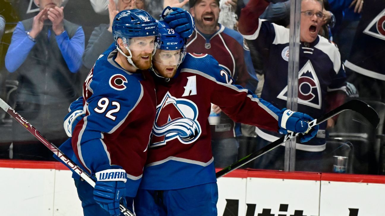 COLORADO AVALANCHE 2021 NHL PRESIDENTS' TROPHY WINNERS