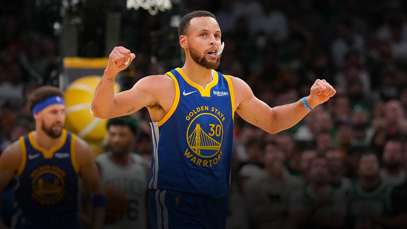 Golden State Warriors finish off Boston Celtics for fourth NBA title in eight ye..