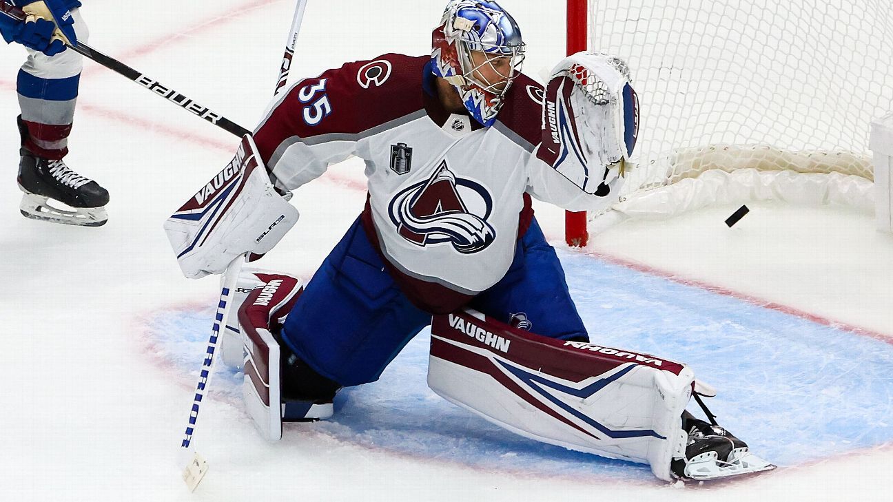 Colorado Avalanche pull Darcy Kuemper from Game 3 of Stanley Cup Final noncommittal on goalie’s status for Game 4 vs. Tampa Bay Lightning – ESPN