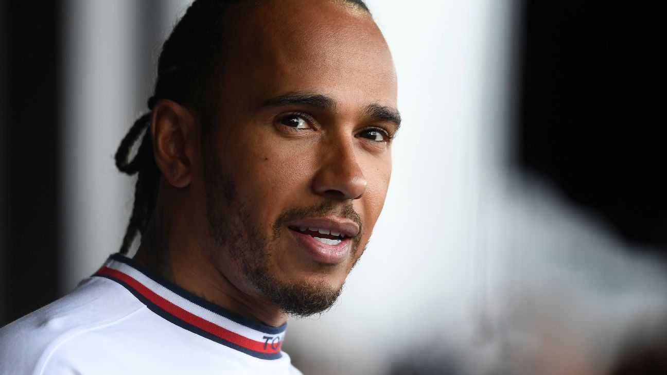 Formula One Mishits: Lewis Hamilton's Santander trophy faux-pas after  Silverstone win, ESPN Blogs