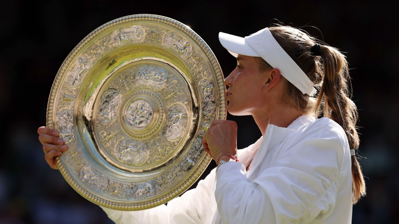 Rybakina Becomes First Kazakh Player To Win Grand Slam Title With Wimbledon  Victory