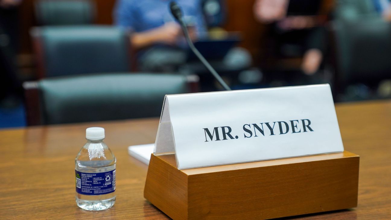 Washington Commanders owner Dan Snyder won't testify under subpoena