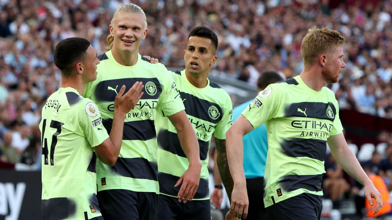 Erling Haaland brilliant in debut, Ilkay Gundogan dazzles as Man City open seaso..