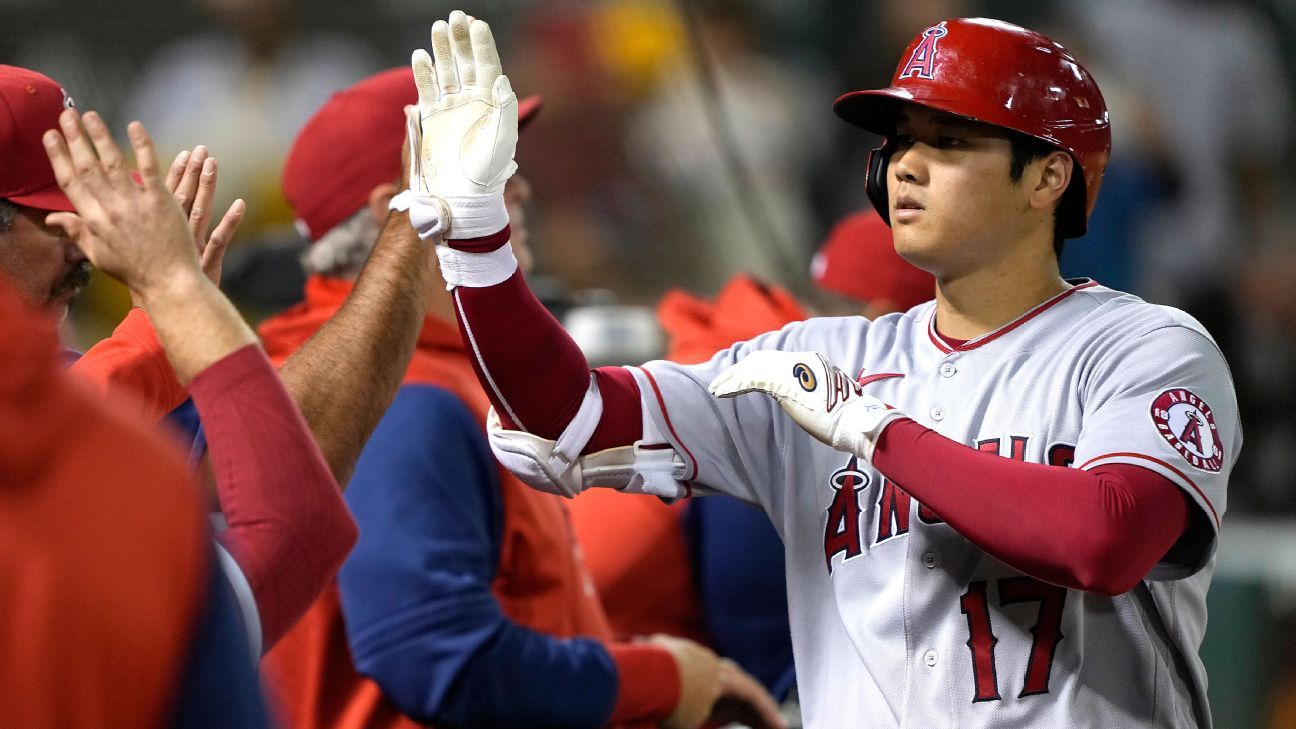 Los Angeles Angels' Shohei Ohtani joins Babe Ruth as only players in MLB history..