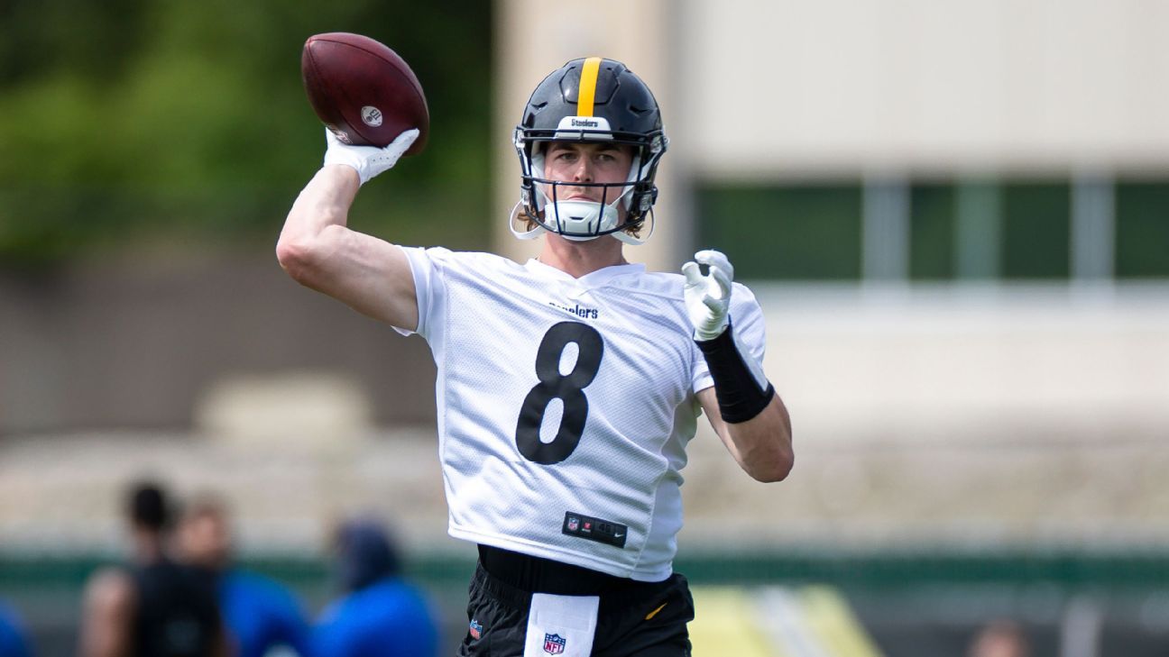 Pittsburgh Steelers list rookie Kenny Pickett atop quarterback depth chart  - ESPN