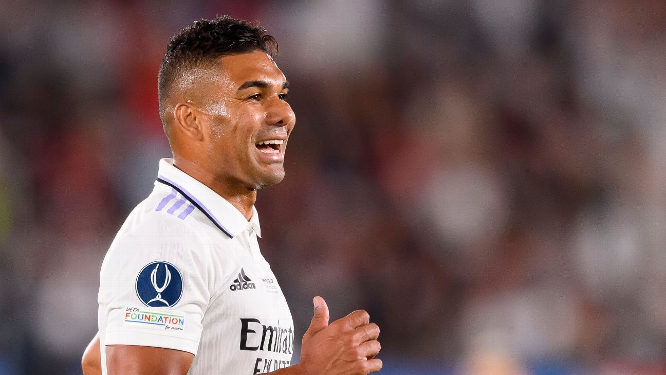 Manchester United annonce un accord avec le Real Madrid pour la signature de Casemiro à 60 millions d’euros