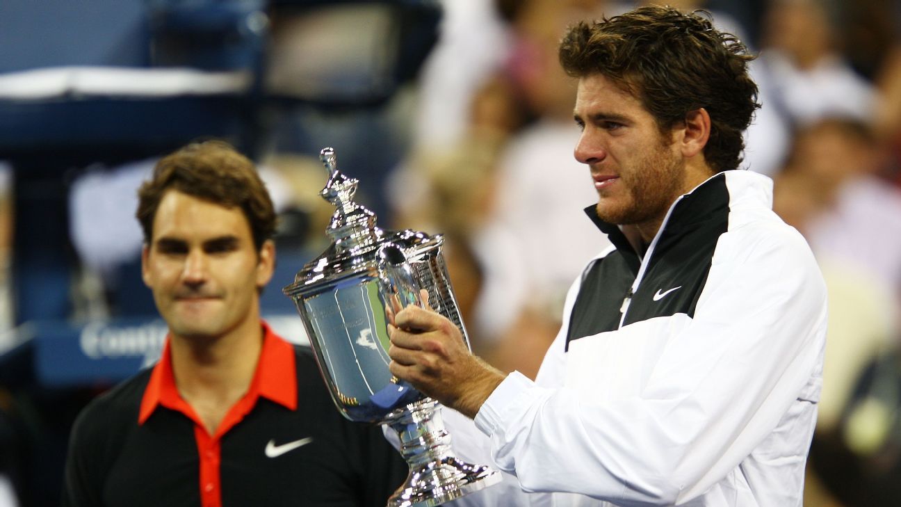 Juan Martin del Potro’s path at the 2009 US Open