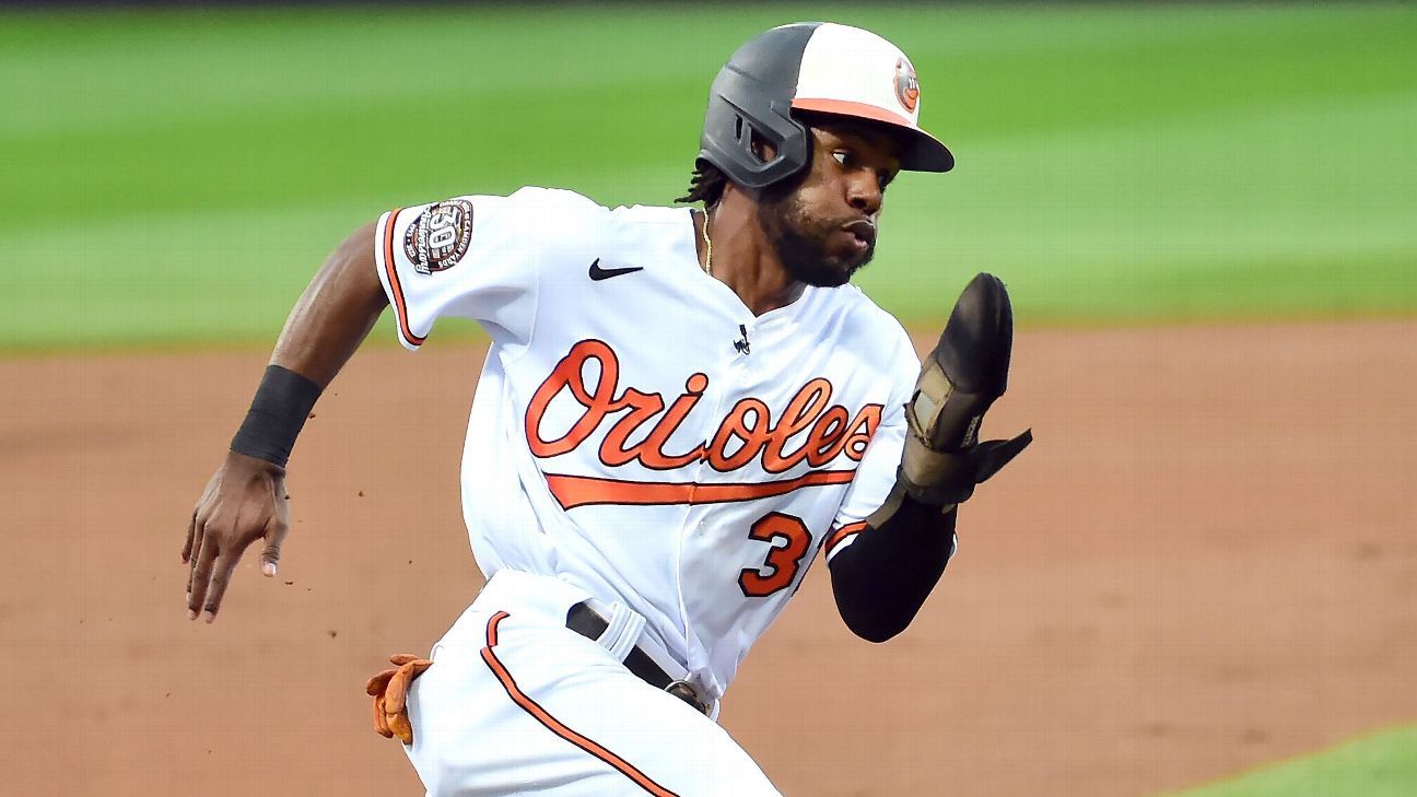 Orioles OF Cedric Mullins leaves game in 2nd inning with right quadriceps  tightness - WTOP News