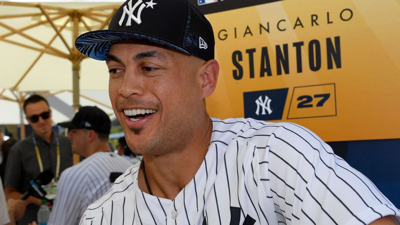 NL East Notes: Giancarlo Stanton Hopes to Return by the End of the