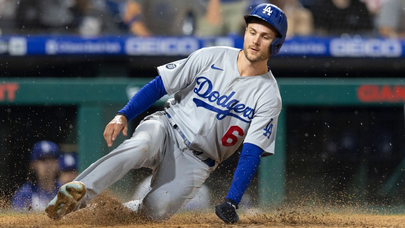 Is Los Angeles Dodgers shortstop Trea Turner's slide the prettiest play in baseb..