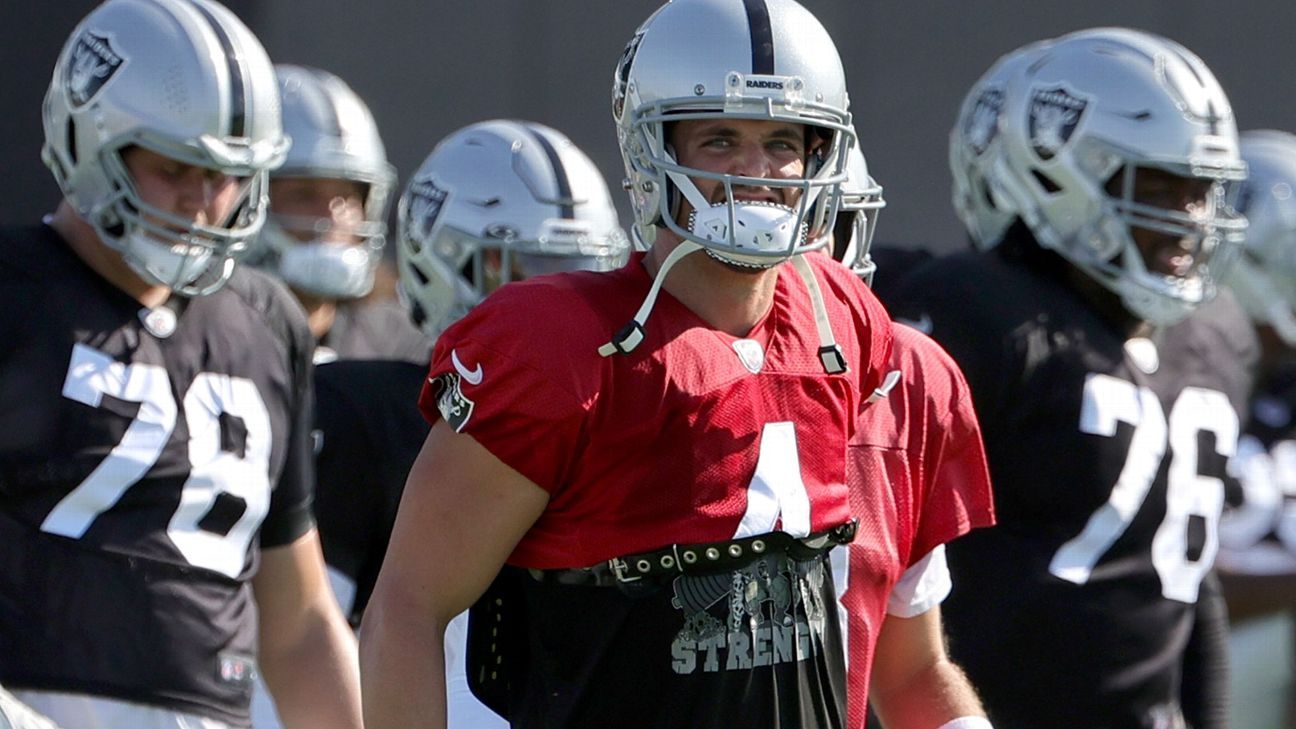 Focused Derek Carr set to 'just keep trying to play football' for Las Vegas Raid..