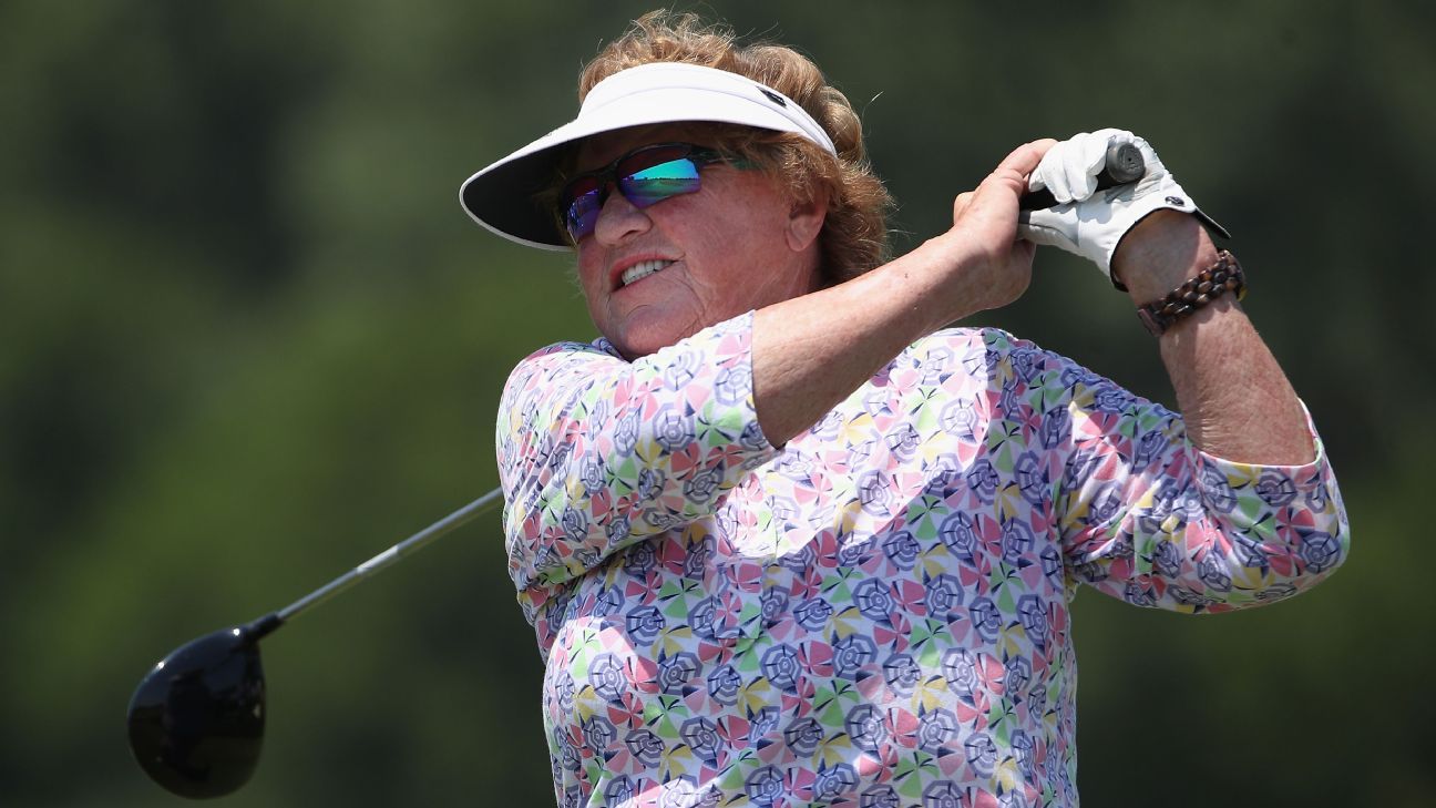 83-year-old JoAnne Carner shoots her age at the U.S. Senior Women's Open