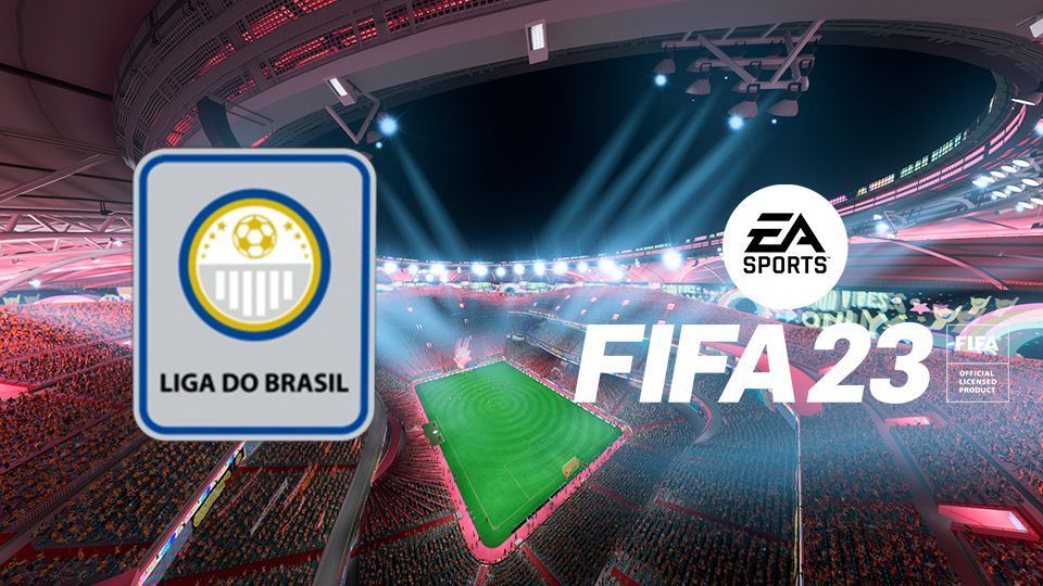 como jogar com times brasileiros no FIFA 23 #fifa23 #brasileirao #time