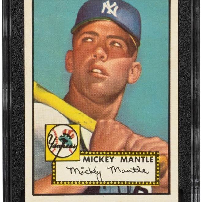 1952 Topps Mickey Mantle card sells for $12.6 million, shattering record