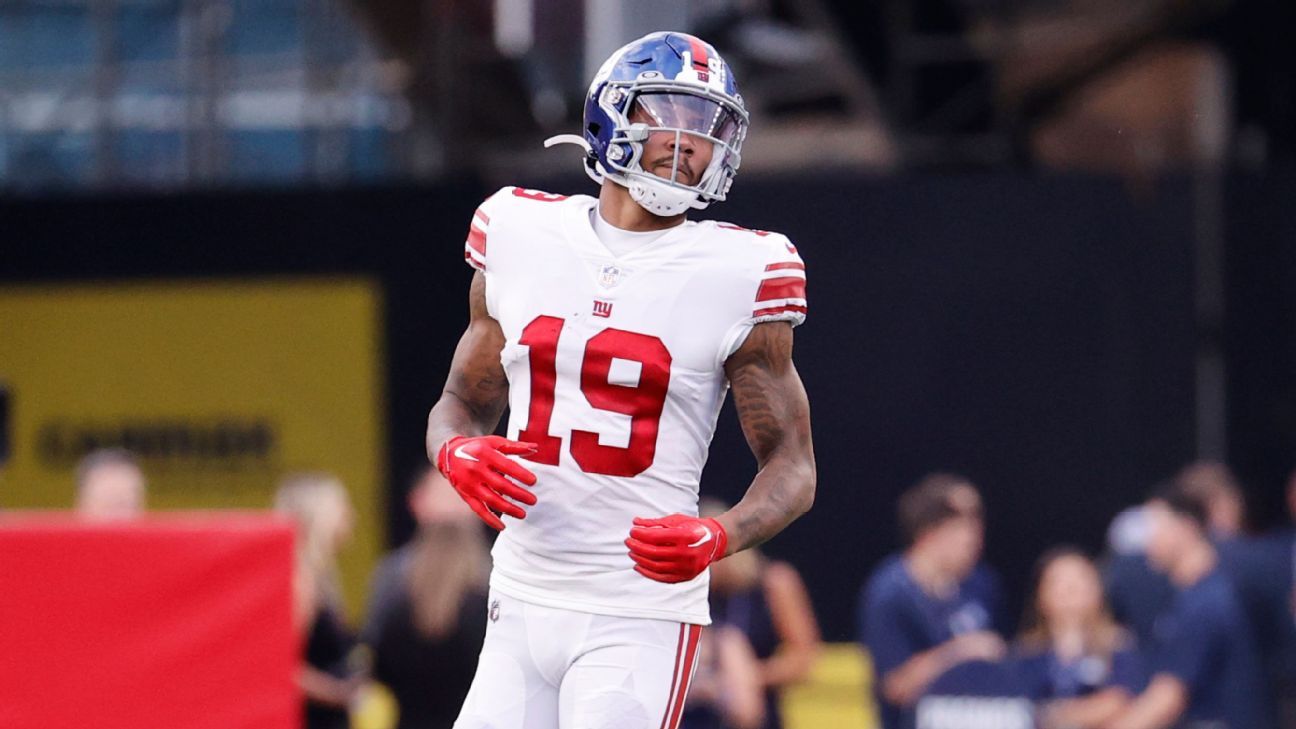 Giants WR Kenny Golladay returns to individual drills