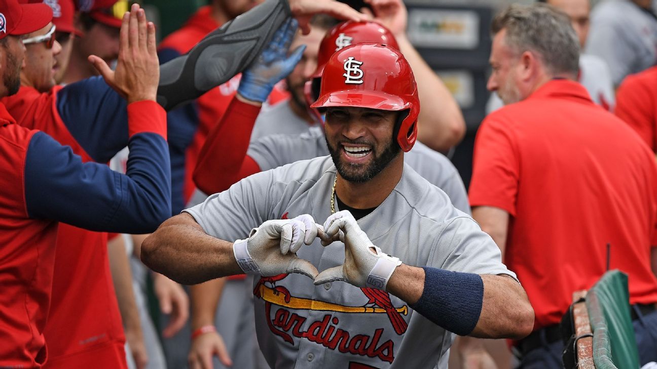 Here's how close Albert Pujols is to 700 home runs