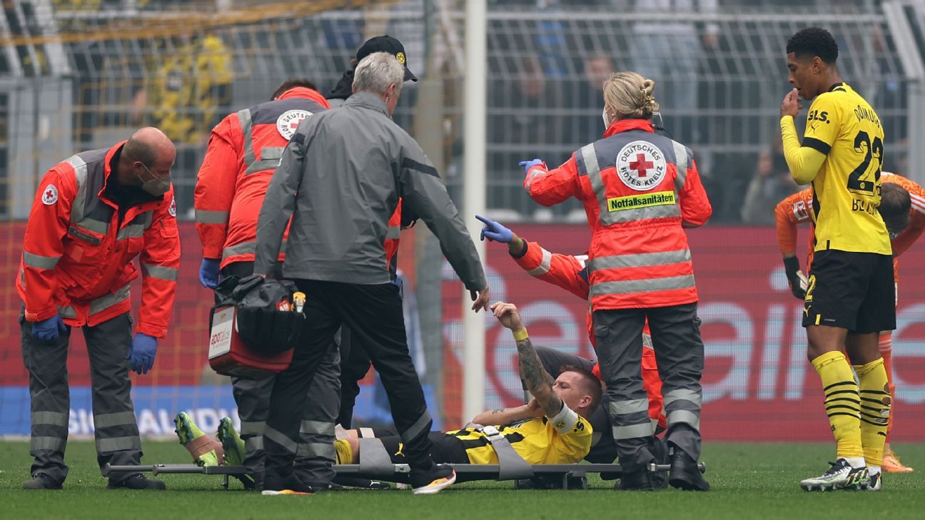 Diretor do Dortmund atualiza sobre lesão de Reus e diz se atacante corre risco de não ir à Copa