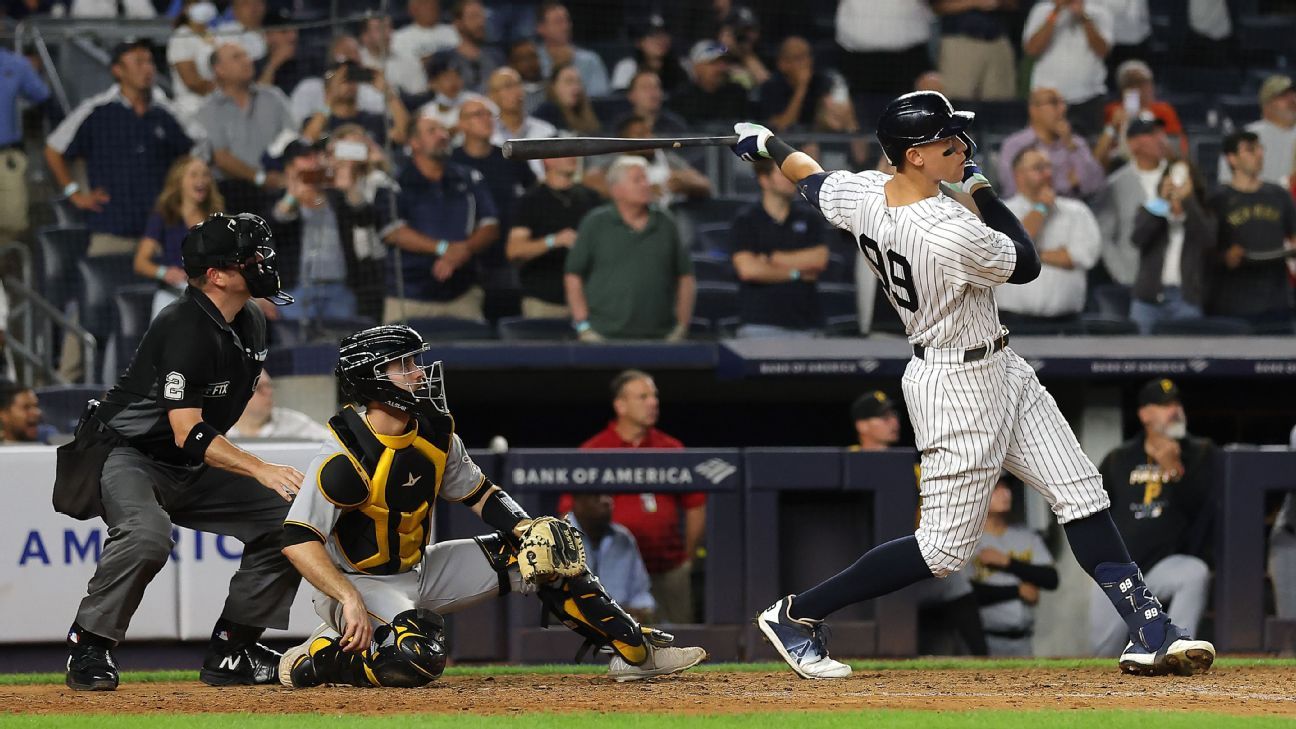 Aaron Judge home runs: Yankees star vs. Maris AL record