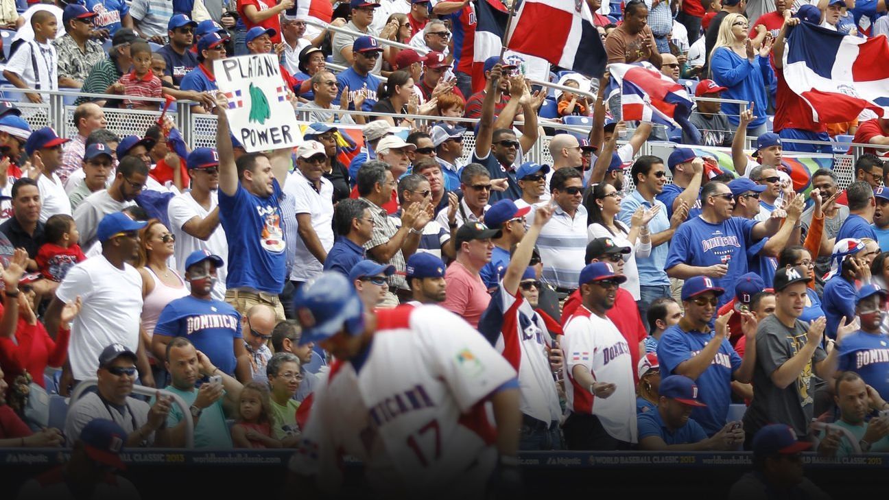 Calendario del equipo dominicano en el Clásico Mundial de Béisbol ESPN