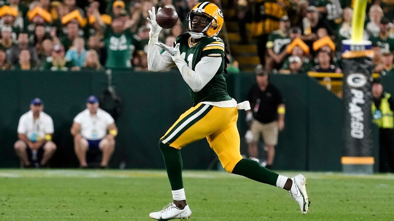 Green Bay Packers WR Sammy Watkins (hamstring) out for Week 3 game at Tampa  Bay Buccaneers - ESPN