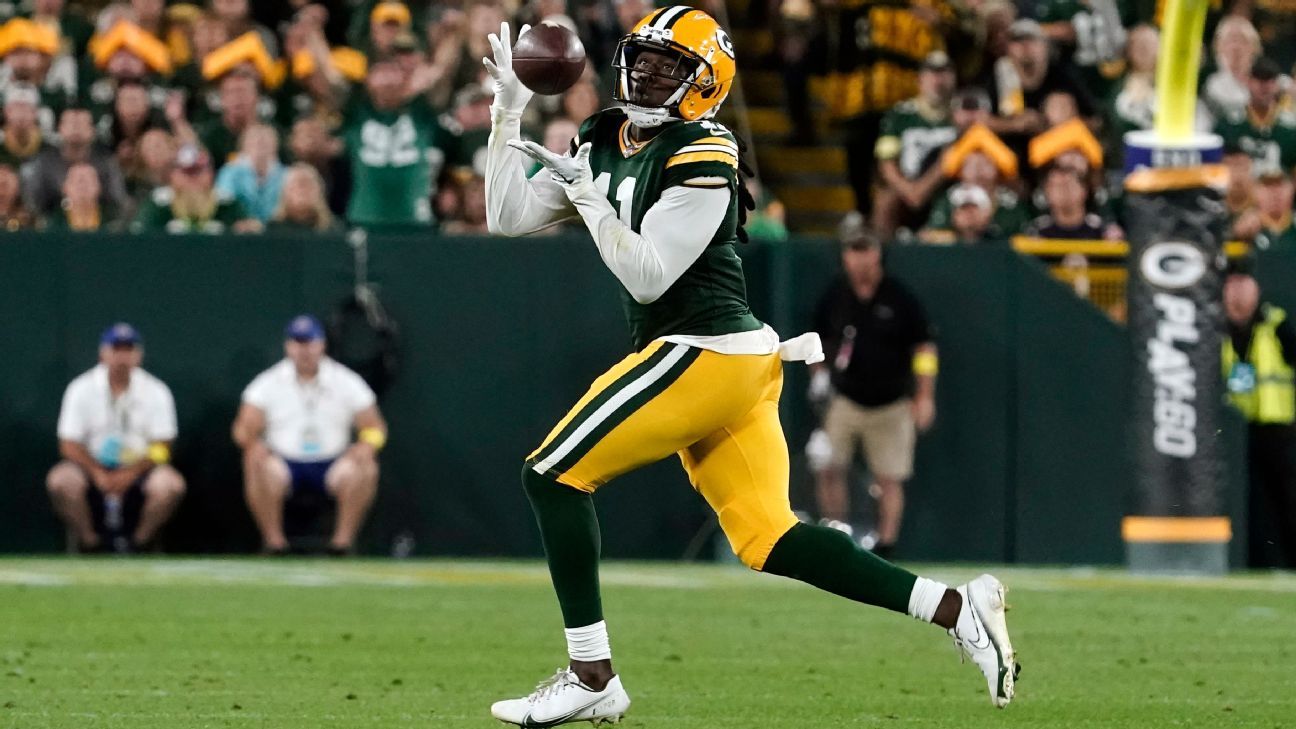 Packers release WR Sammy Watkins ahead of Monday night game