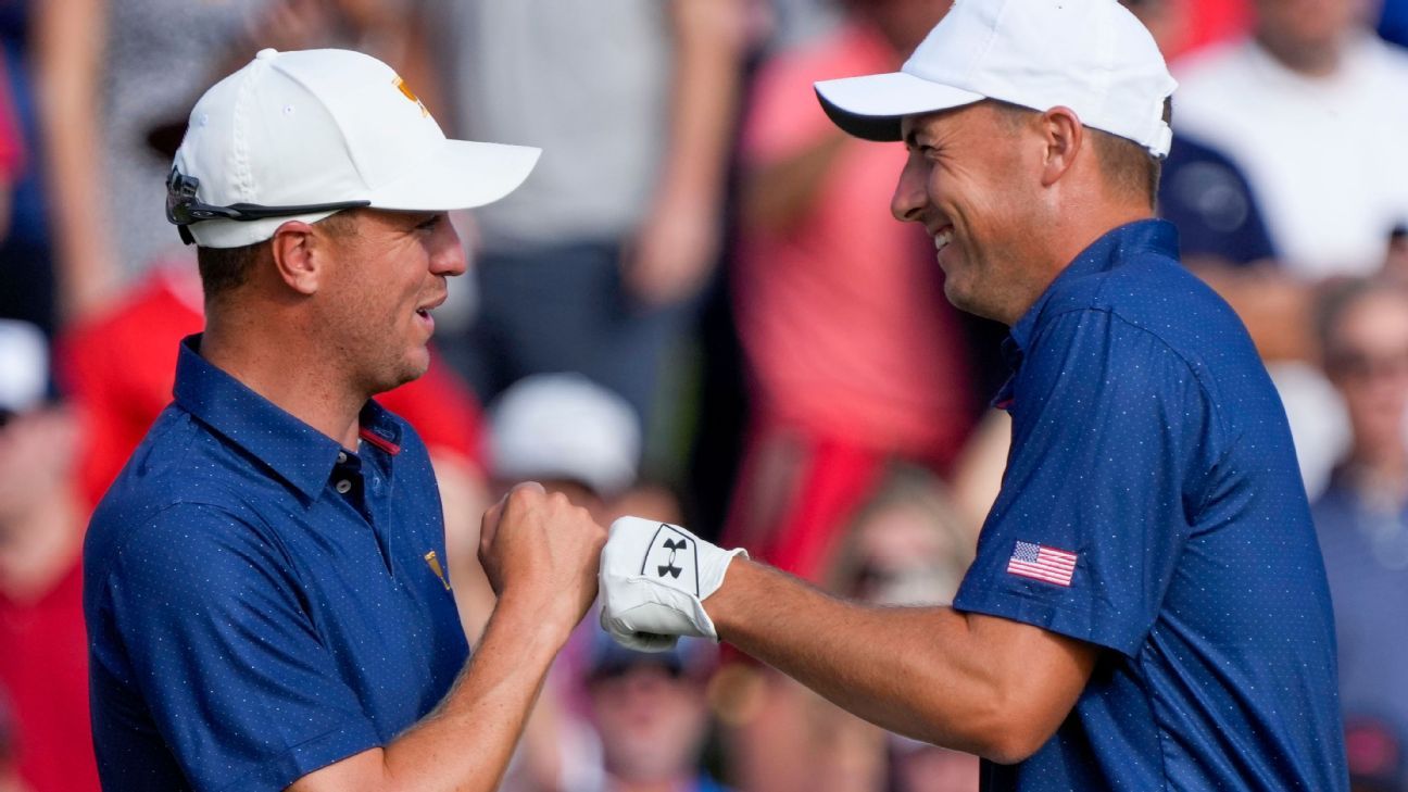 Spieth, Thomas shine for U.S. at Presidents Cup