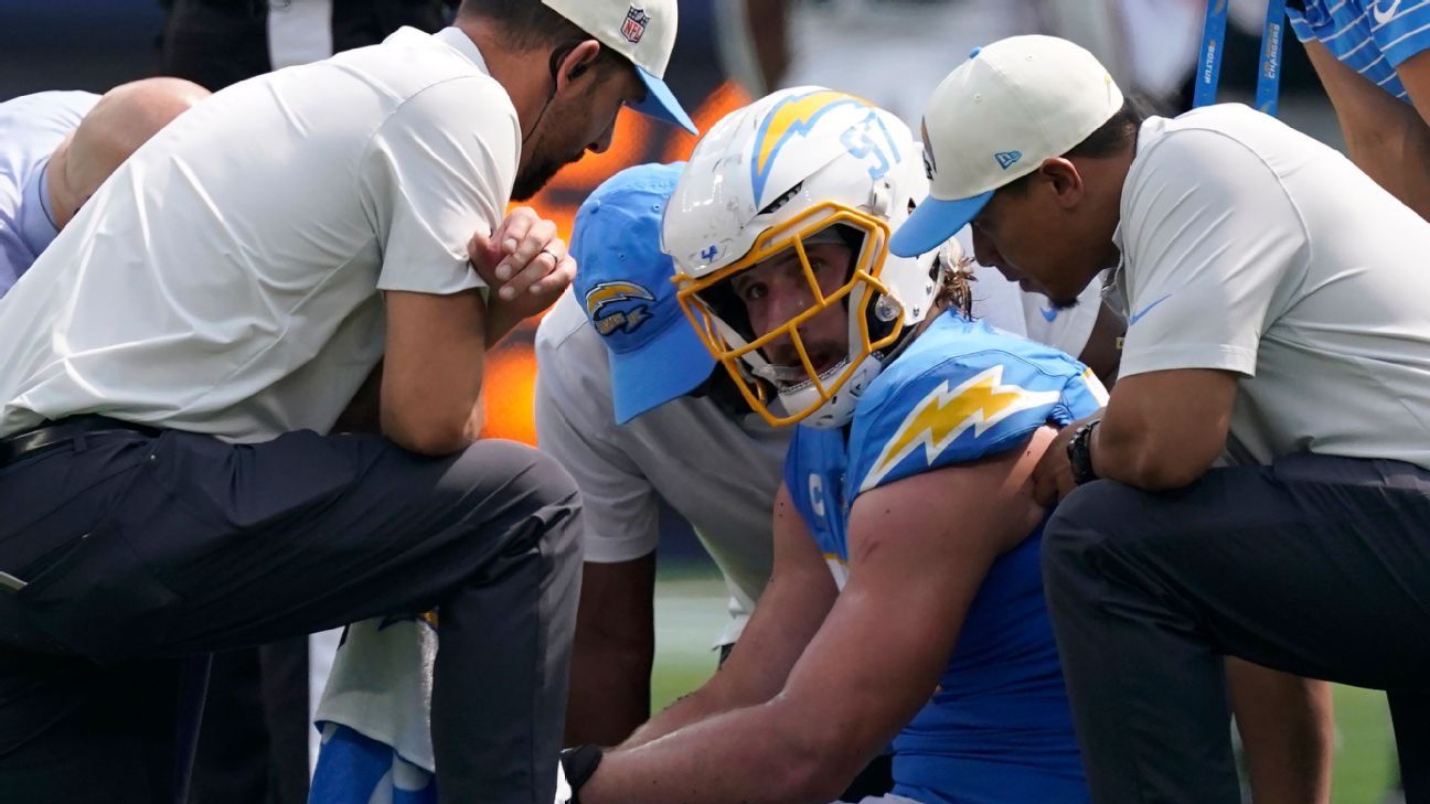 Chargers place Joey Bosa on injured reserve with torn groin